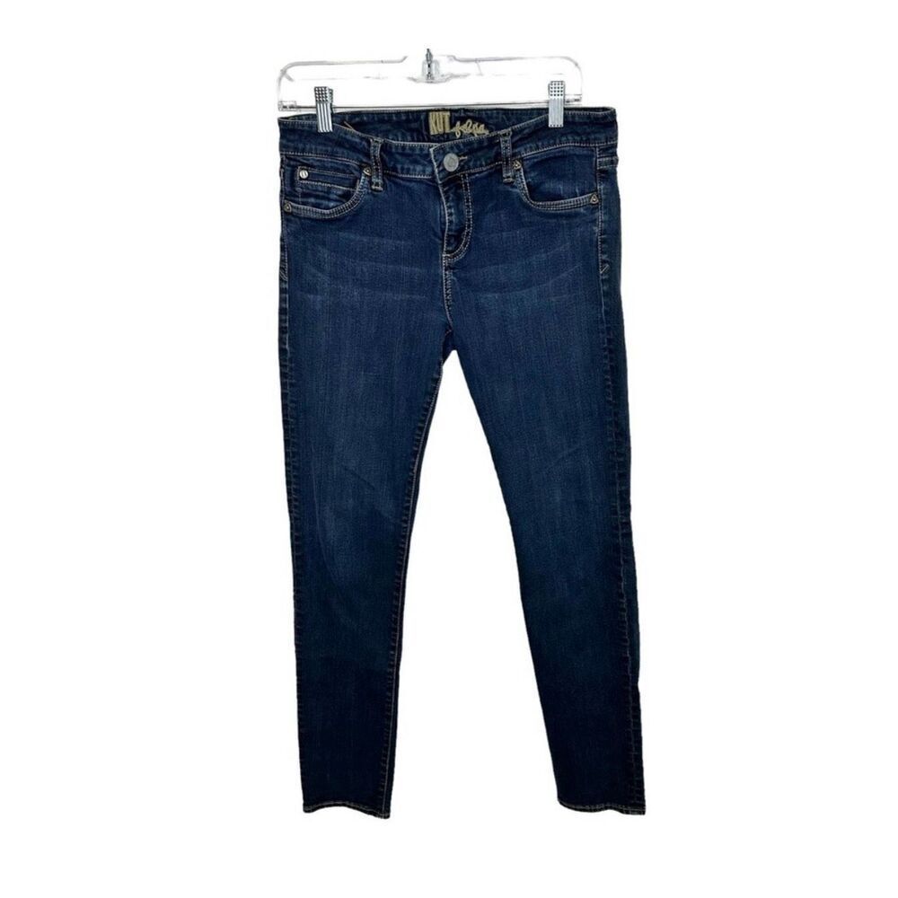 Kut from the Kloth Skinny Jeans Womens Mid Rise Stretch Medium Wash Soft 6